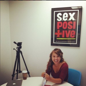 Laci Green Filming for A Naked Notion